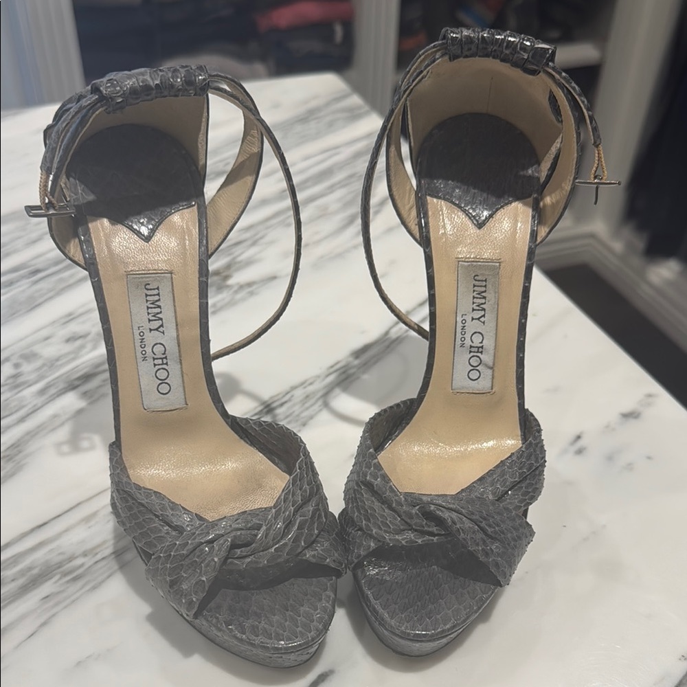Jimmy Choo Gray Women's Shoes